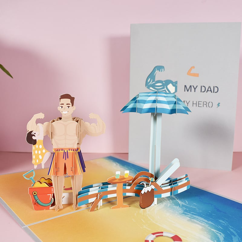 🎁Father's Day 3D Pop-Up Greeting Card