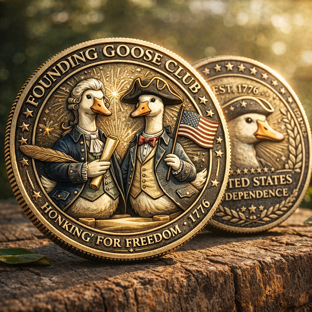 🏆Flash Sale 60% OFF - Founding Goose Club Limited Edition Coin