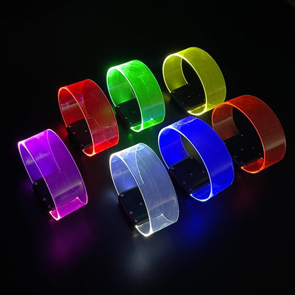 LED Luminous Bracelet with Magnetic Closure Cool Birthday Party Gifts👉👉