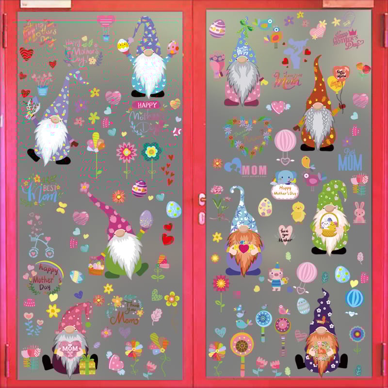 Mother's Day Decorative Window Stickers