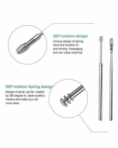 Innovative Spring EarWax Cleaner Tool Set