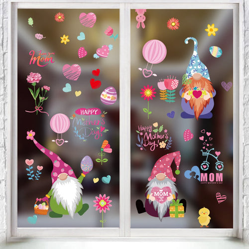 Mother's Day Decorative Window Stickers