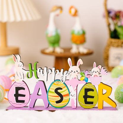 Easter Wooden Letter Ornaments