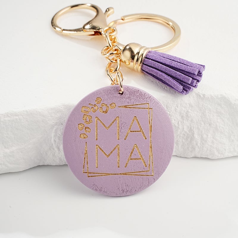 Letter Tassel Keychain