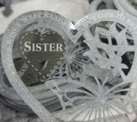 Memorial Gift Butterfly Ornament Garden Plaque