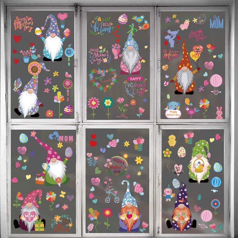 Mother's Day Decorative Window Stickers