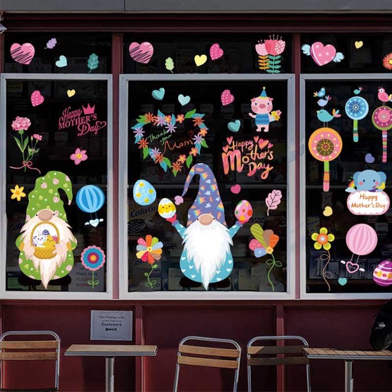 Mother's Day Decorative Window Stickers