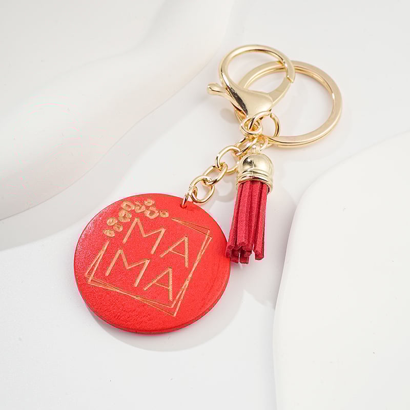 Letter Tassel Keychain