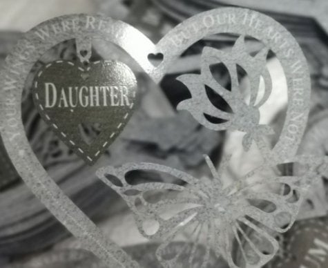 Memorial Gift Butterfly Ornament Garden Plaque