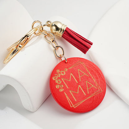 Letter Tassel Keychain