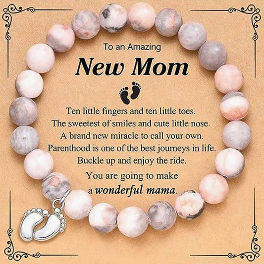 Pendant Bracelet For New Moms👣