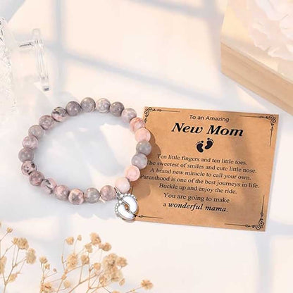 Pendant Bracelet For New Moms👣