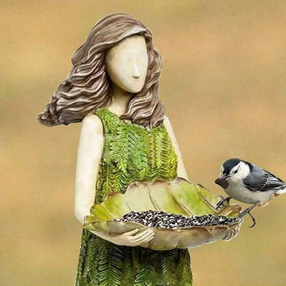 🔥49% OFF - Forest Girl Bird Feeder