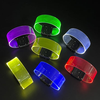 LED Luminous Bracelet with Magnetic Closure Cool Birthday Party Gifts👉👉
