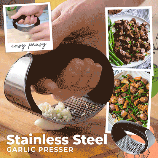 (🔥NEW YEAR 2022 SALE 45% OFF 🔥 - Special Offer Now) Stainless Steel Garlic Presser