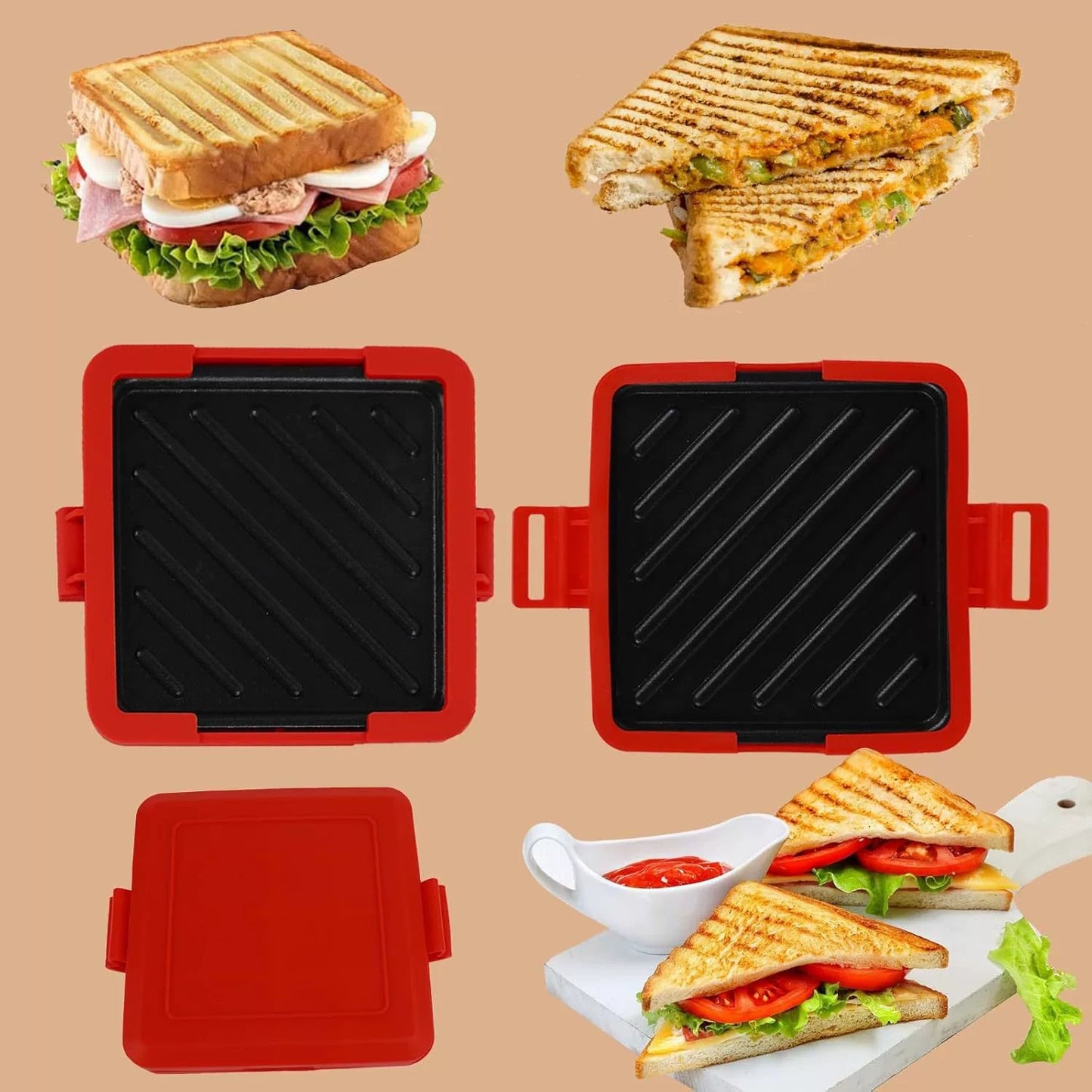 🔥Microwave Toastie Sandwich Maker - Buy 2 Free Shipping