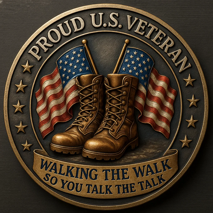💖Last Day 49% OFF - 🇺🇸“I Am a U.S. Veteran” Commemorative Coin