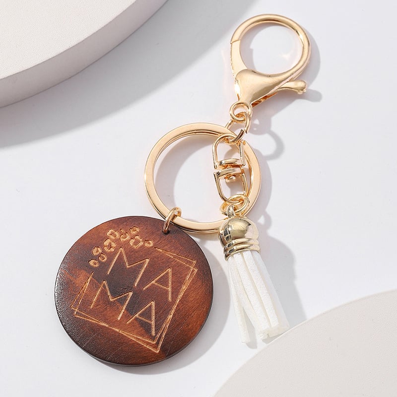 Letter Tassel Keychain