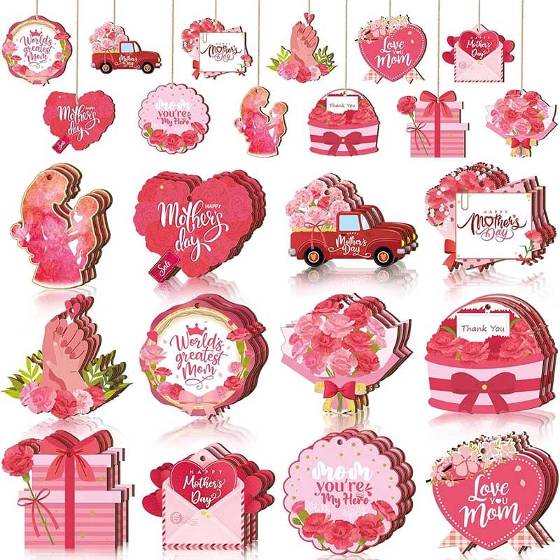 12PCS Mother's Day Hanging Decorations