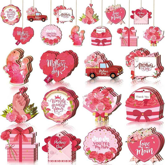 12PCS Mother's Day Hanging Decorations