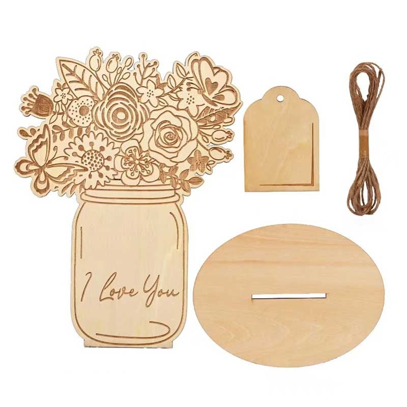 DIY Handmade Bouquet Wood Chips