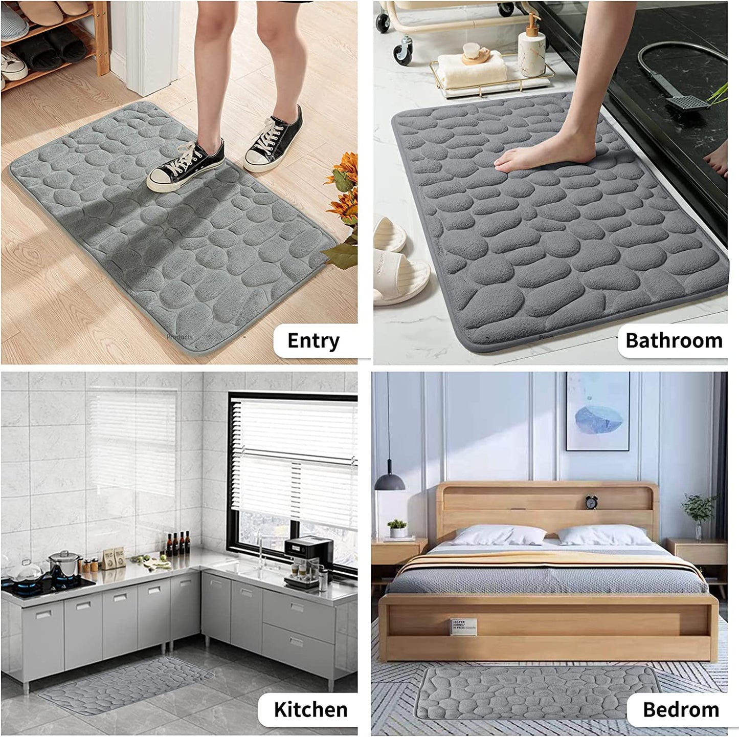 🔥🔥Cobblestone Embossed Bathroom Bath Mat🔥