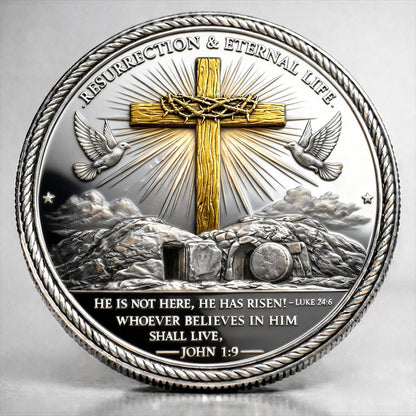 🏆New Year 60% OFF- Yeshua – The True Light Christian Commemorative Coin
