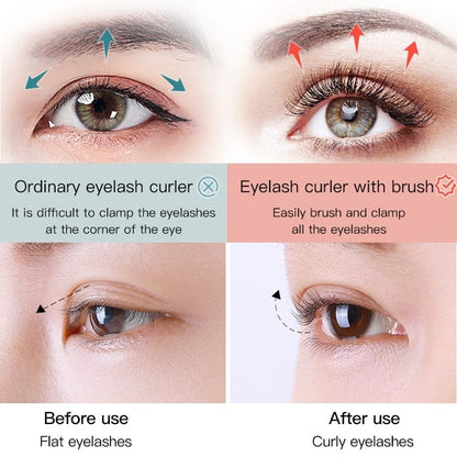 🔥2023 New Eyelash curler with brush Makeup Tools