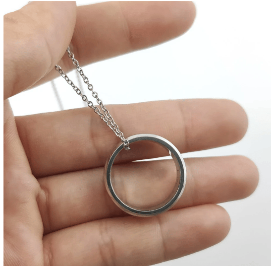 💓I Love U MOM / DAD necklace stainless steel pendant necklace