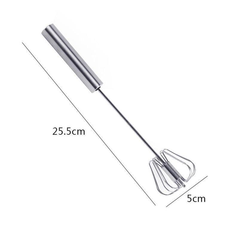 🔥Stainless Steel Semi-Automatic Whisk