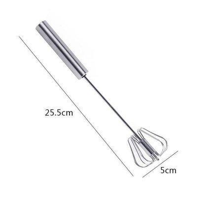 🔥Stainless Steel Semi-Automatic Whisk