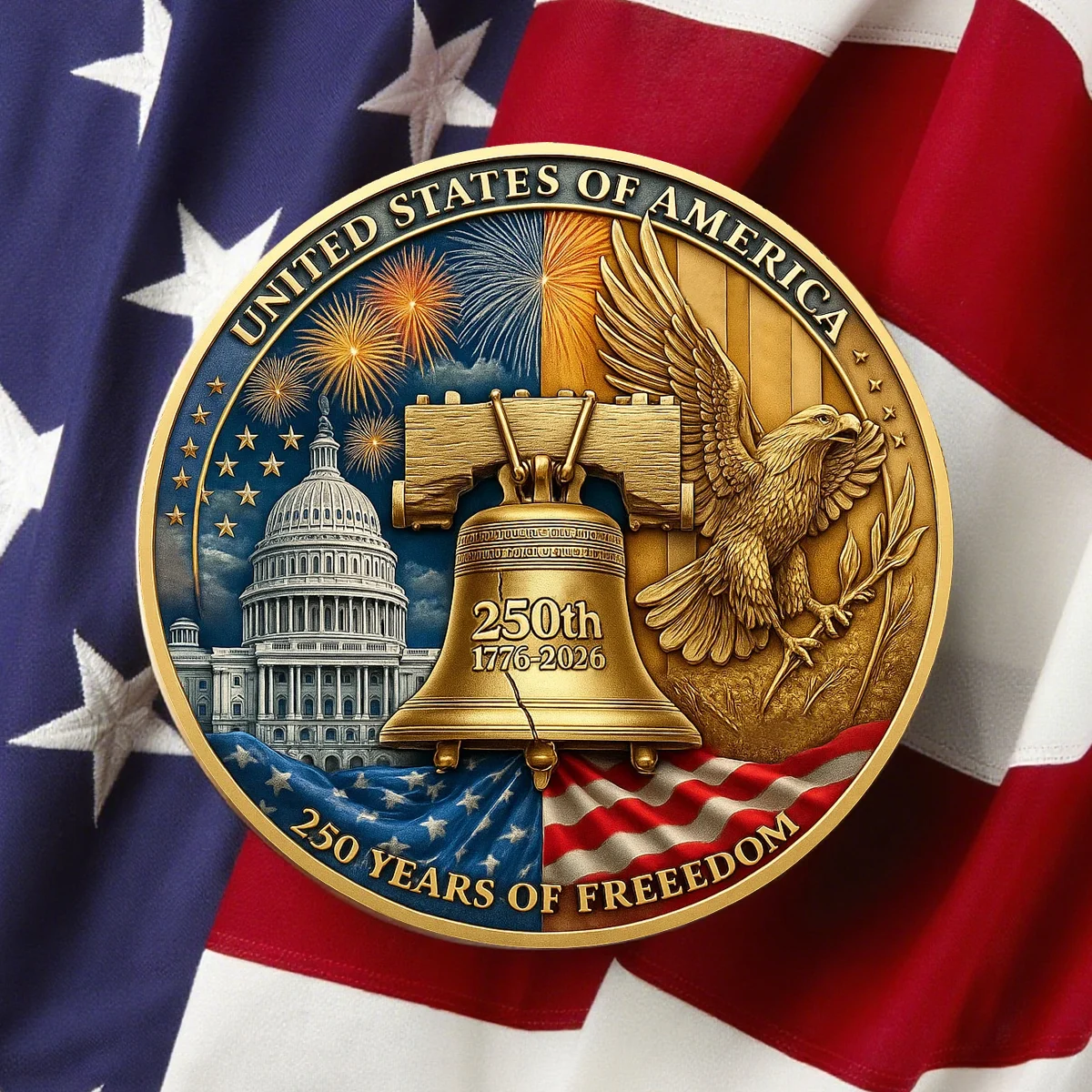 Celebrate the Legacy - Commemorative 250th Anniversary U.S. Coins