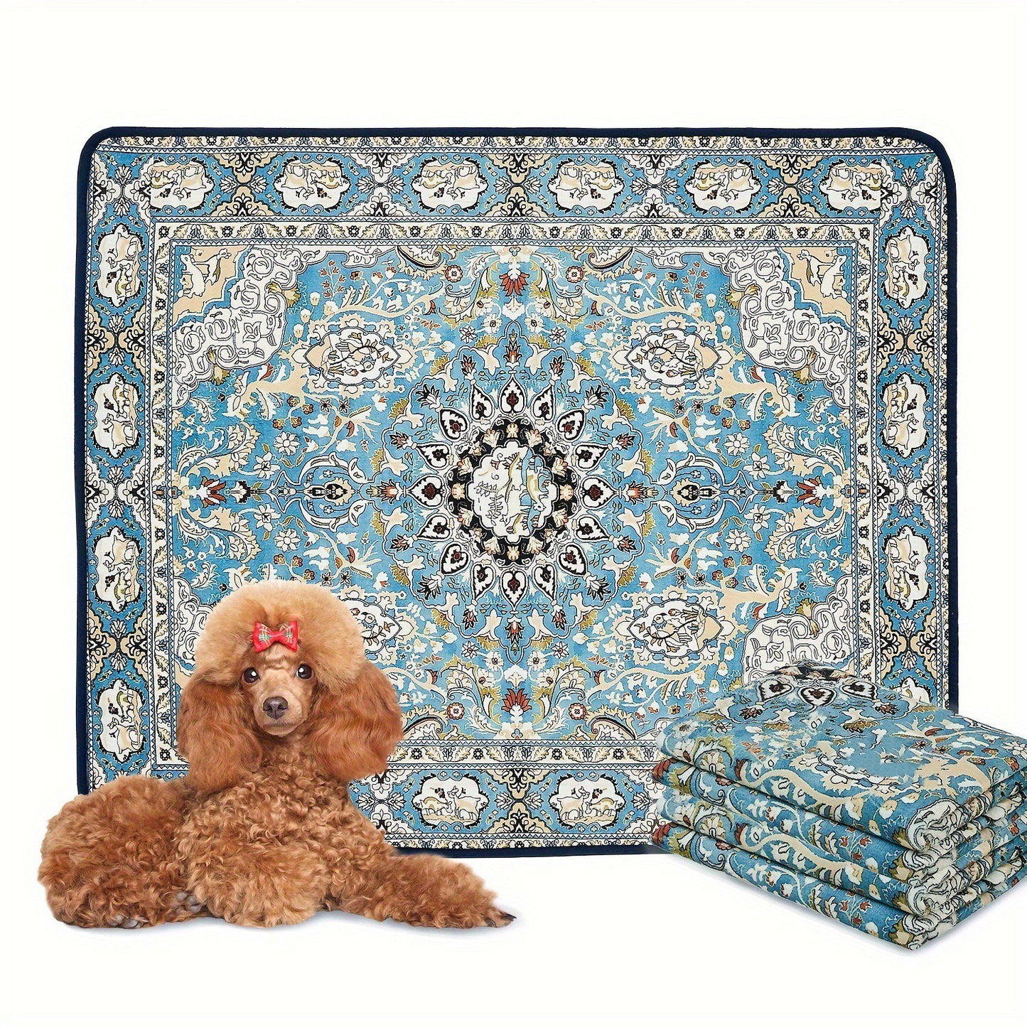 Washable Pee Pads for Dogs and Cats,2 pack Reusable Puppy Pads